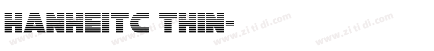 HanHeiTC Thin字体转换